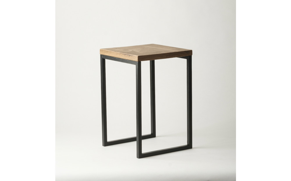 マキヅ家具 槙塚鉄工所 Mashikaku stool 黒 372013_GL073