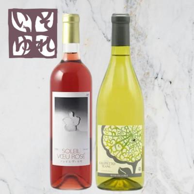 ふるさと納税 山梨市 旭洋酒　ソレイユ　ヴー ロゼ/グルペット ブラン　720ml×2本セット