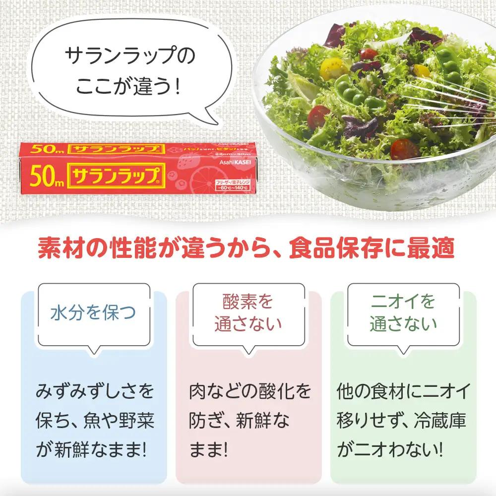 サランラップ　22cm×50m　12本　(旭化成ホームプロダクツ)
