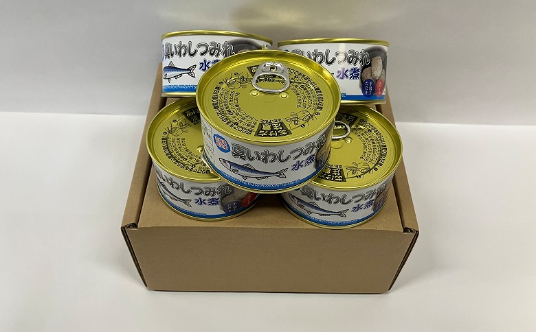 【北海道根室産】真いわしつみれ水煮160g×5缶 G-78009