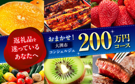 チケット【コンシェルジュ】返礼品おまかせ！寄附額200万円コース チケット[AGXX030]