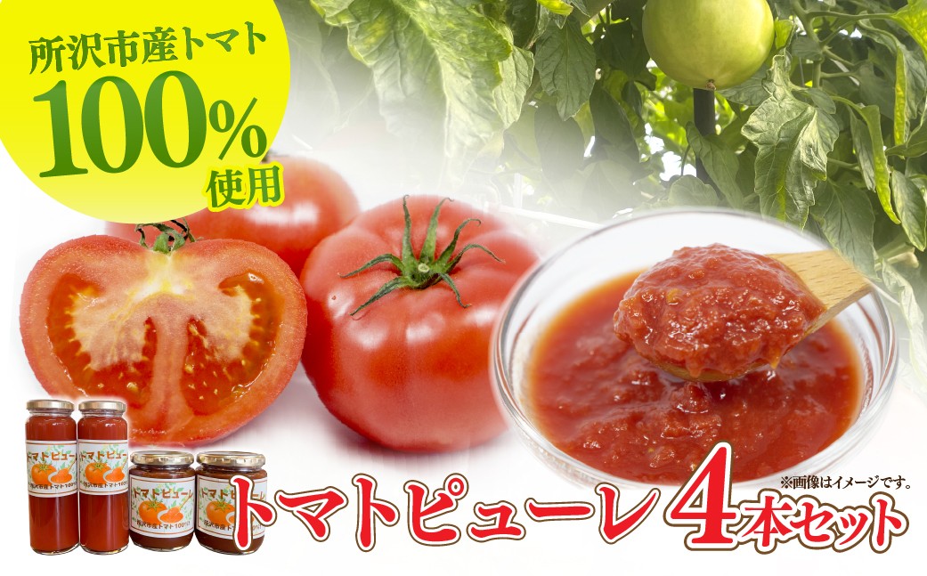 
                  トマトピューレ 4個セット | トマト とまと 完熟 完熟トマト トマトピューレ トマトジュース トマトソース ピューレ 野菜 調味料 料理 国産 濃厚 ミートソース 煮込み ハンバーグ パスタ スープ トマトスープ カレー トマトカレー 鈴木農園 埼玉県 所沢市
                
