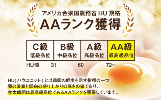 【全3回定期便】【TVで紹介！】鮮度ＡＡ級の世界最高ランク！ 金太郎卵 平飼い 卵 60個（6個入り?10パック）＜有限会社 フジノ香花園＞那珂川市 卵 金太郎卵 平飼い卵 平飼い 卵 たまご[GAM