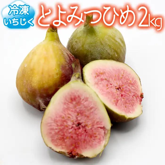 【福岡県産】冷凍とよみつひめ（イチジク) 2kg（1kg×2） 2J8-S1