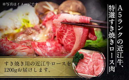 近江牛 A5 ロース すき焼き用 1.2kg 特選