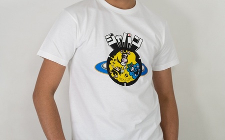 伊賀市 マンホールTシャツ 白【Mサイズ】【jnud0001-2】