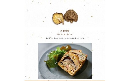 FOK13 大分県産原木栽培乾しいたけ 大葉香信 約100g×3袋（約300g）