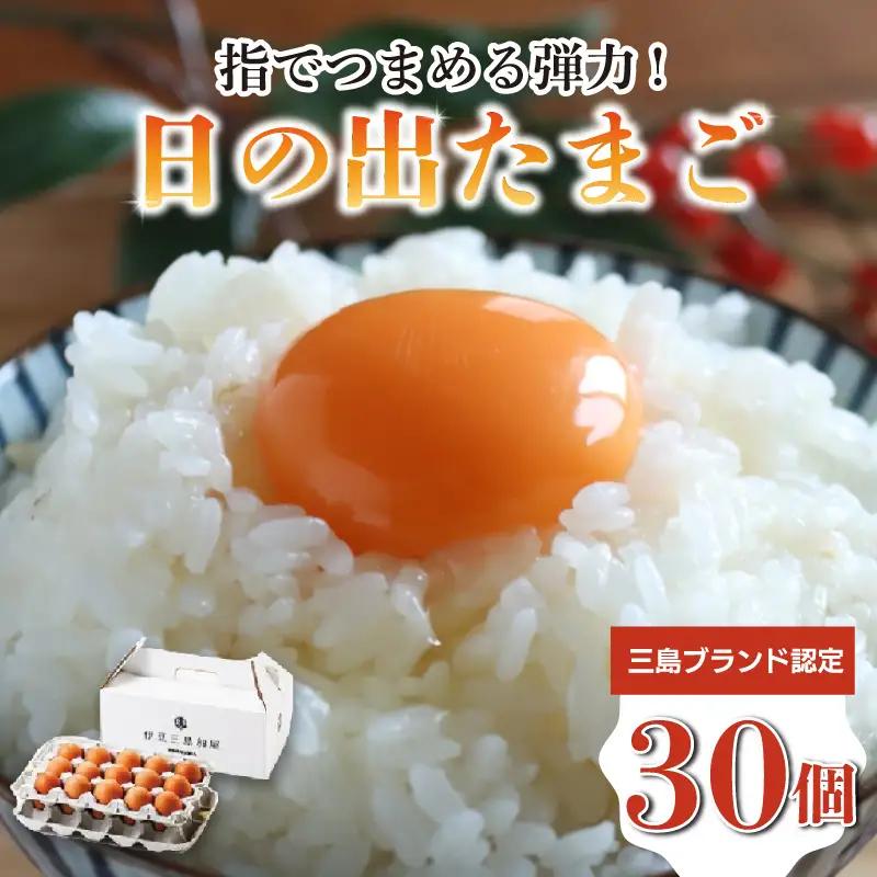 日の出たまご 30個 卵 たまご 三島 ブランド 玉子