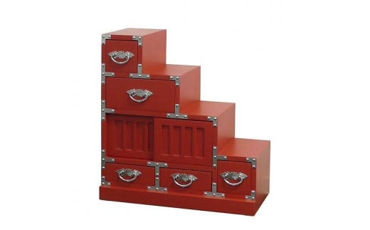 朱雀　階段箪笥　右下がり