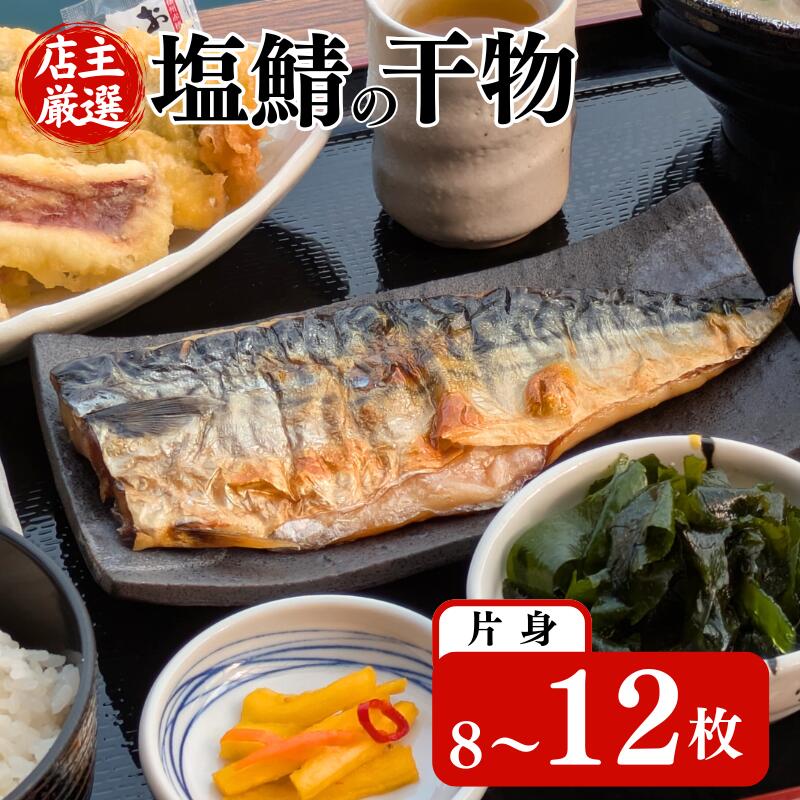 【ふるさと納税】塩サバの干物 片身 計8～12枚 (1袋2枚入) 小分け 個包装 フィーレ 塩鯖 干物 ひもの 魚介 冷凍 おかず 弁当 焼き魚 海鮮 伊根町 伊根 ノルウェー サバ 鯖 さば 魚 フィレ しお 冷凍食品 長期保存 小分け お取り寄せ フライパン グリル 蒲入水産 京都 京都府