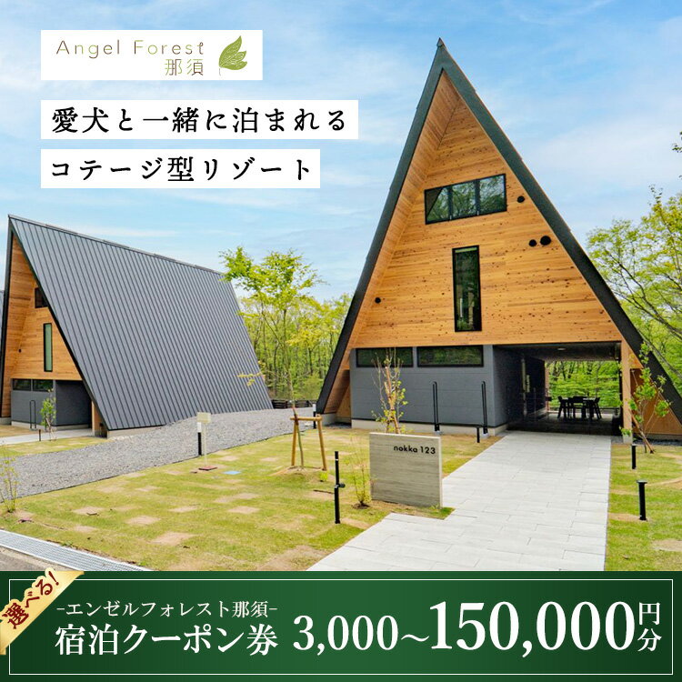 【ふるさと納税】【選べる金額】エンゼルフォレスト那須で使える宿泊クーポン券（3,000円～150,000円相当）