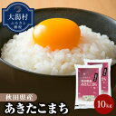 【ふるさと納税】【令和6年産】秋田県産あきたこまち10kg【配送不可地域：離島・沖縄県】【1381404】