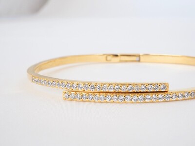 K18YG 0.50ctダイヤモンドブレスレットP3342