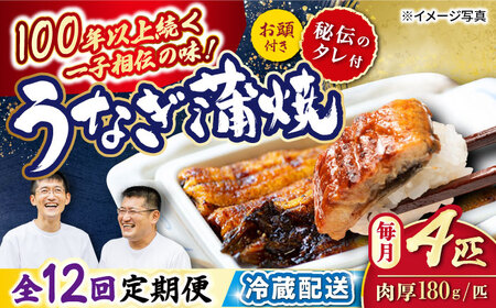 【12回定期便】国産 うなぎ 4匹＜入口屋＞ [CCA025] うなぎ うなぎ 鰻 うなぎ うなぎ 鰻 うなぎ うなぎ