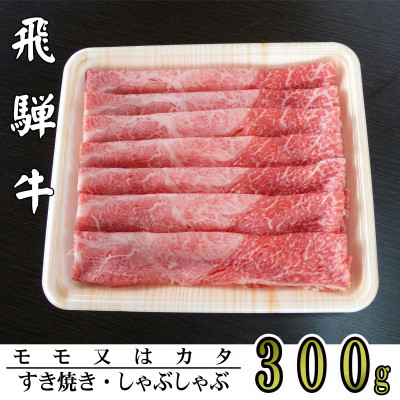 
A5ランク飛騨牛赤身肉スライス300g(モモ又はカタ)【1307433】
