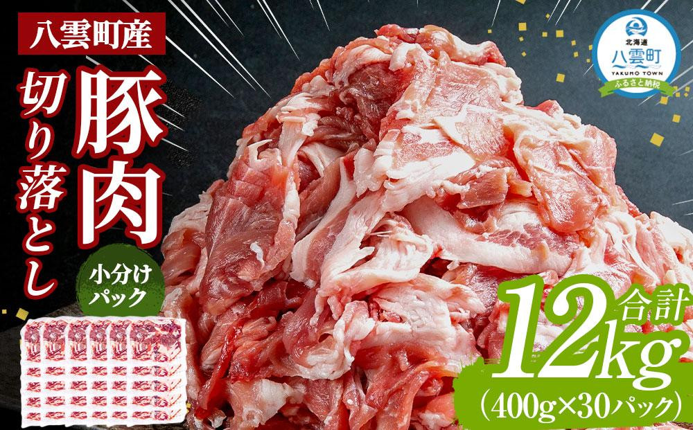 
八雲町産豚肉切り落とし 約12kg(約400g×30パック)【 肉 にく ニク 豚肉 豚肉セット 冷凍豚肉 国産豚肉 北海道産豚肉 道産豚肉 簡単 お手軽 小分け こだわり豚肉 豚肉グルメ 送料無料 人気 ランキング おすすめ 八雲町 北海道 年内発送 年内配送 】
