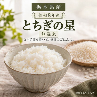 【ふるさと納税】【令和8年産】栃木県産 とちぎの星 無洗米 2kg【2000215】