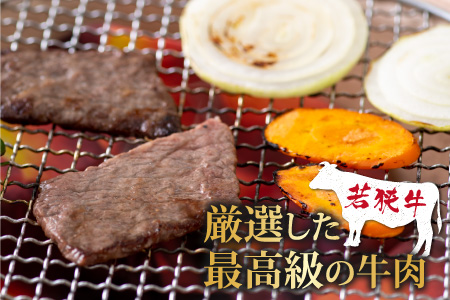 【福井のブランド牛肉】若狭牛モモ肉 焼肉用 540g(270g×2パック)【4等級以上】