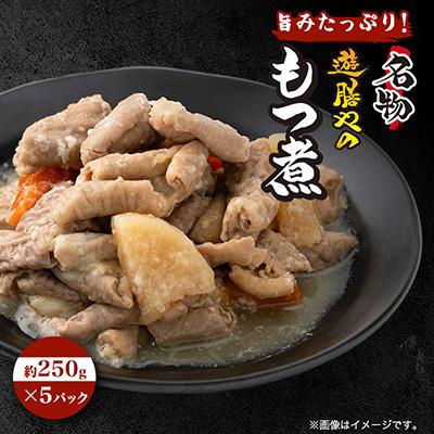 ふるさと納税 小山市 遊膳やのもつ煮込み　5パック