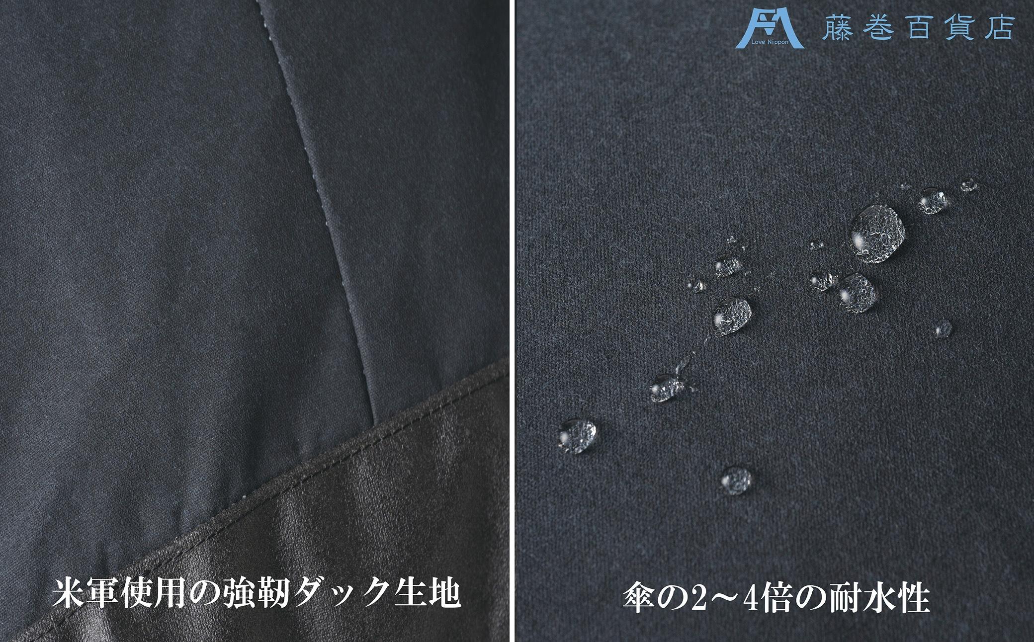 【BAGGY PORT】藤巻百貨店別注10ozシェルターダック×幌帆布のショルダーバッグ【カラー：カーキ】