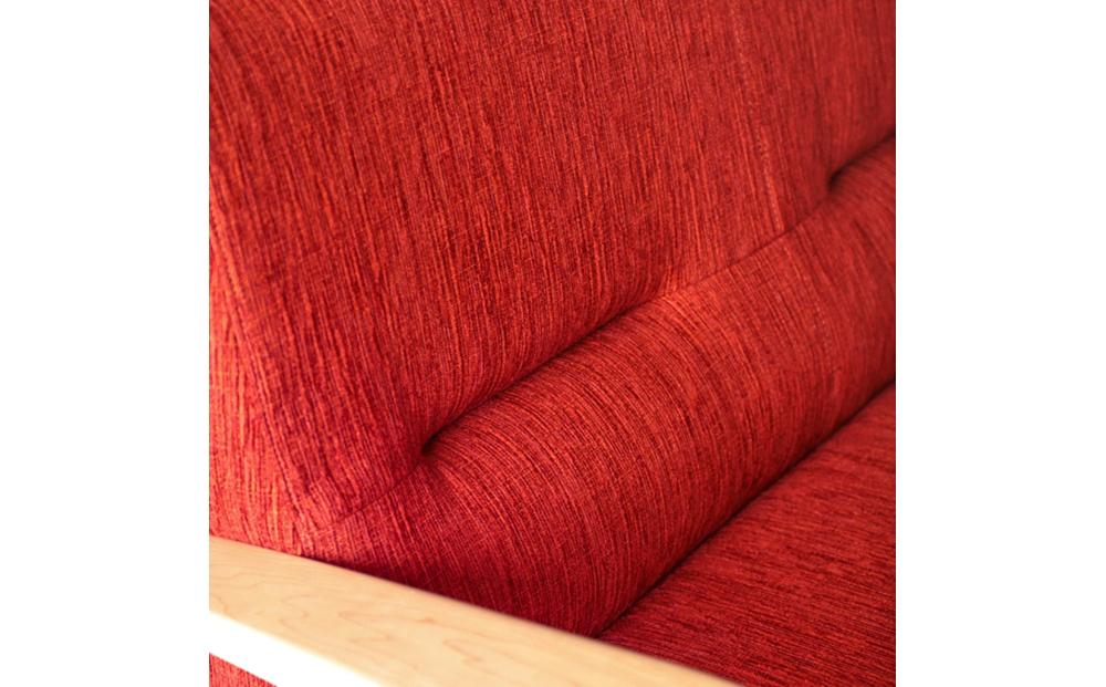 旭川家具　宮田産業　クワトロ2人掛け　メープル