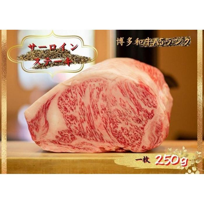 【ふるさと納税】博多和牛サーロインステーキ 250g（250g×1枚） | 福岡県 大川市 ふるさと納税 ふるさと 納税 お取り寄せグルメ 取り寄せ グルメ お取り寄せ お肉 肉 ステーキ 博多和牛 和牛 10000円 1万円
