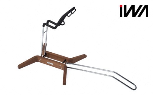 老舗家具メーカー「カリモク家具」と共同開発した高級天然木材のロードバイクスタンド「iWA1匠」 ウォールナット｜ロードバイク 自転車 スタンド 整備 インテリア 【0186】