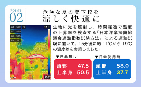 ロサブラン [パウダーピンク] 【日傘】プレーン キッズサイズ 47cm 100％ 完全遮光 晴雨兼用 | Rose blanc 傘 カサ uvカット 遮光 遮熱 涼感 紫外線対策 1級遮光 ファッシ