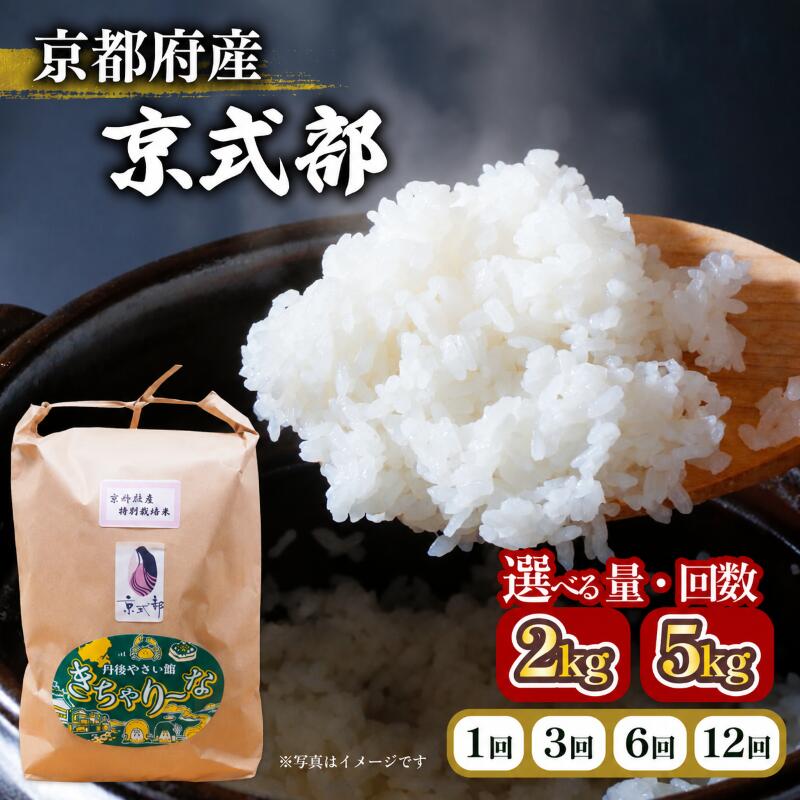 【ふるさと納税】 【令和8年産新米】京式部 5kg 2kg 選べる 容量 回数 単回 3回 6回 12回 京都府産 米 単品 定期便 令和8年産 米 白米 精米 国産 こめ おこめ お米 2キロ 5キロ ブランド米 コシヒカリ を基準米としたお米 京都 2026年産 3か月 6か月 12か月 ヶ月 JA 京都府