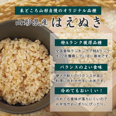 ふるさと納税 寒河江市 【先行受付】山形県産 玄米2種セット 合計9kg【つや姫・はえぬき】 令和8年産 |  | 01