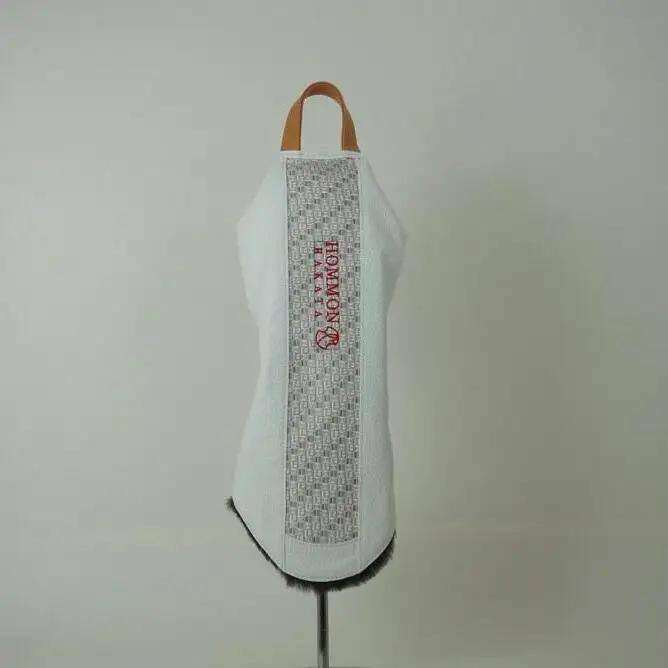【カラー選択可】博多革工房HOMMONが作ったゴルフドライバー用ヘッドカバー【博多織・牛革コンビ】 ホワイト