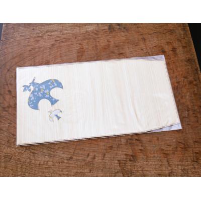 ふるさと納税 松山市 松山市 森のブックカバー「BIRD/ヒノキ」　文庫本サイズ |  | 01