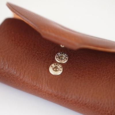 ふるさと納税 七尾市 【本革】キーケース/4連キーリング付/キャメル/ハンドメイド |  | 01