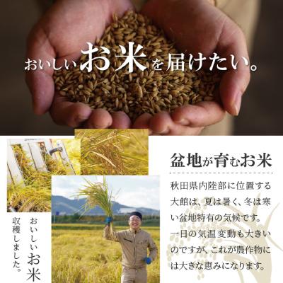 ふるさと納税 大館市 新米先行受付【定期便3ヶ月】令和7年産秋田県産あきたこまち(無洗米)5kg |  | 03