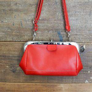 昔ながらの車掌かばん コンパクト 選べる8色 本革 ショルダーバッグ レザー