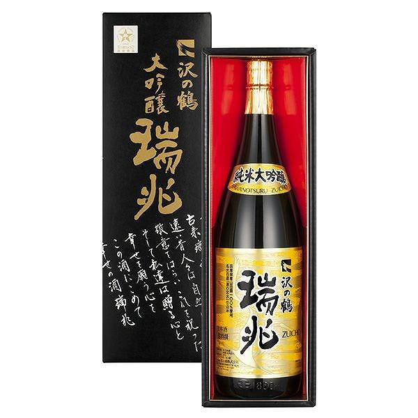 神戸市 地酒 沢の鶴 純米大吟醸 瑞兆 1800ml 化粧箱入り 日本酒 人気 ギフト 兵庫県