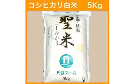  令和7年産 コシヒカリ 「聖米」白米 5kg 