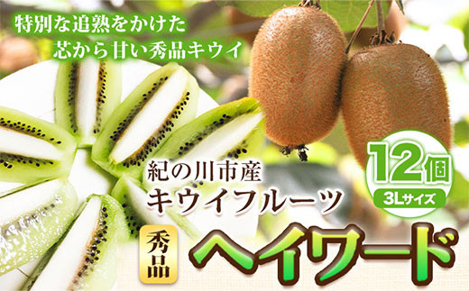 
                  秀品 紀の川市産 キウイフルーツ ヘイワード 12個入 3Lサイズ 和田果樹園 《2027年1月中旬-3月中旬頃出荷》 和歌山県 紀の川市 キウイ キウイフルーツ ヘイワード 果物 フルーツ 送料無料
                