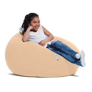 ビーズクッション Yogibo Drop (ヨギボー ドロップ) クリームホワイト [M535-1CM] クッション 椅子 ビーズソファ ソファ ビーズクッション ローソファ インテリア 家具 送料無料