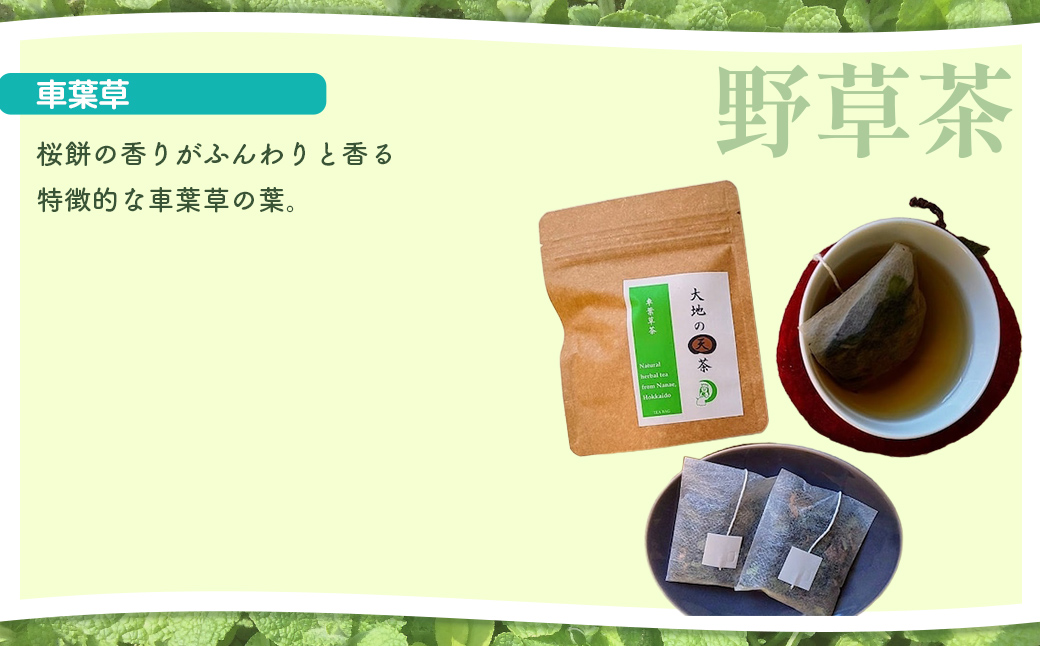 こだわりハーブティー 野草茶と野草袋 お試しセット NAAC001