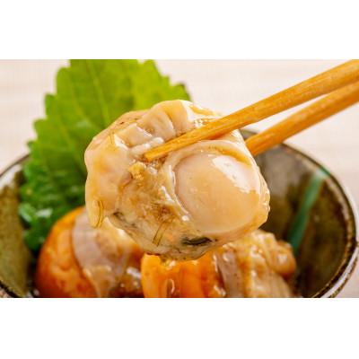 ふるさと納税 長万部町 帆立貝松前漬・つぶ貝数の子松前漬セット 200g×各2PC(計800g) |  | 01