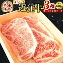 【ふるさと納税】 A5ランク 近江牛 サーロイン ステーキ 3枚 ブランド牛 牛肉 高級 人気 国産 楽天 寄付 返礼品 お歳暮 ギフト プレゼント お祝い 贈り物 ふるさと納税 E-E12 株式会社びわこフード(近江牛専門店 万葉)