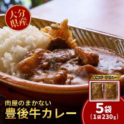 ふるさと納税 豊後高田市 肉屋のまかない豊後牛カレー230g (5袋)