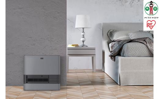 大風量加湿セラミックファンヒーター 1200W ACHHM12A-H グレー アイリスオーヤマ｜即暖 温風3モード