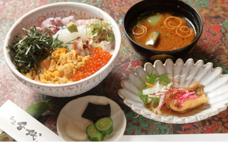 食事券 萩 割烹千代 うに丼 超豪華 お食事券 割烹料理 チケット｜HG001013