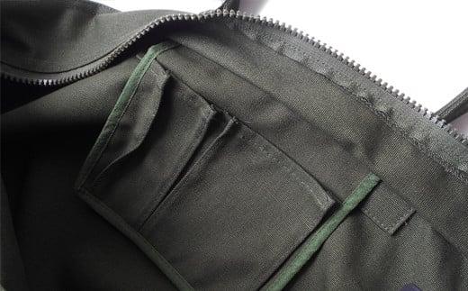 005-128 【ネイビー】ファスナー付き キャンバス ジップ ビッグトートバッグ