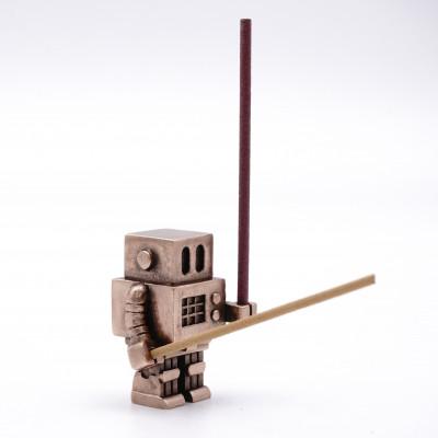 ふるさと納税 高岡市 福香 -FUKKA-　ロボット1号/ROBOT TYPE1　ブロンズ　お香立て |  | 02