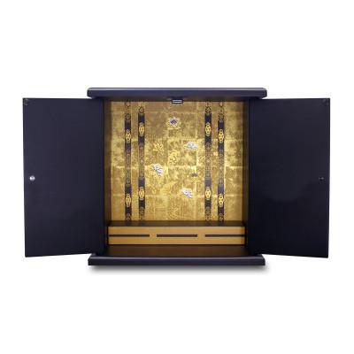 ふるさと納税 海南市 和歌山県海南市 紀州塗り ミニ仏壇 大 鉄黒 どんなお部屋にも合うシンプルでモダンなコンパクト仏壇