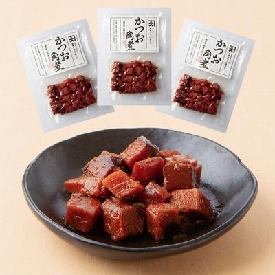 ふるさと納税 南九州市 かつお角煮3個&薩摩おかわりの素 黒豚みそ3個セット |  | 01