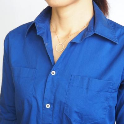 ふるさと納税 甲府市 K18　1ctダイヤモンド　サークルペンダントネックレス FHH-019922 |  | 02